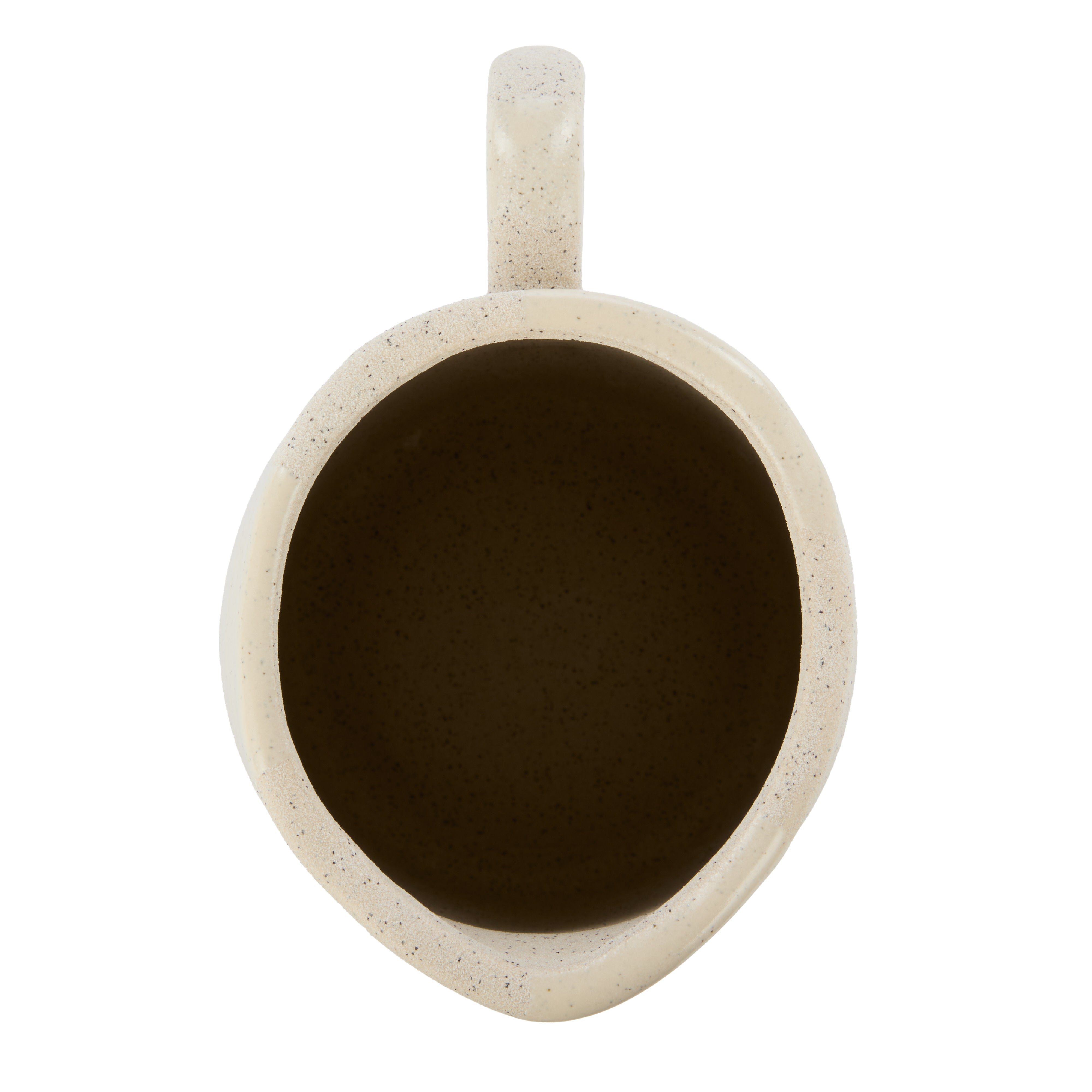 Amalfi Pierre Ceramic Check Vase Taupe & White