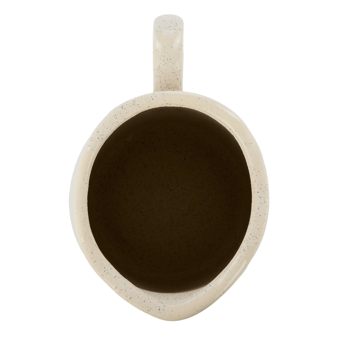 Amalfi Pierre Ceramic Check Vase Taupe & White