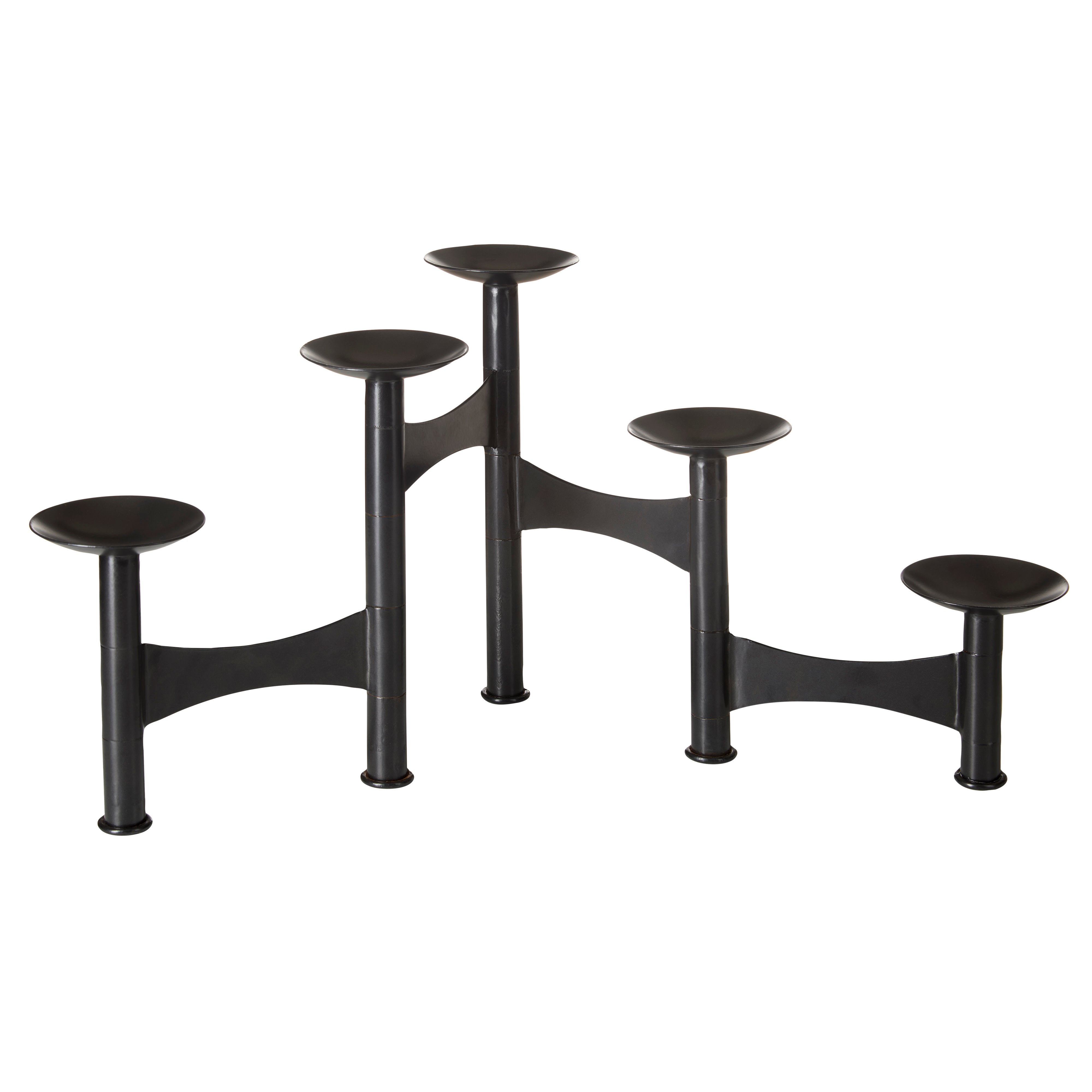 Amalfi Cole Candle Holder Black