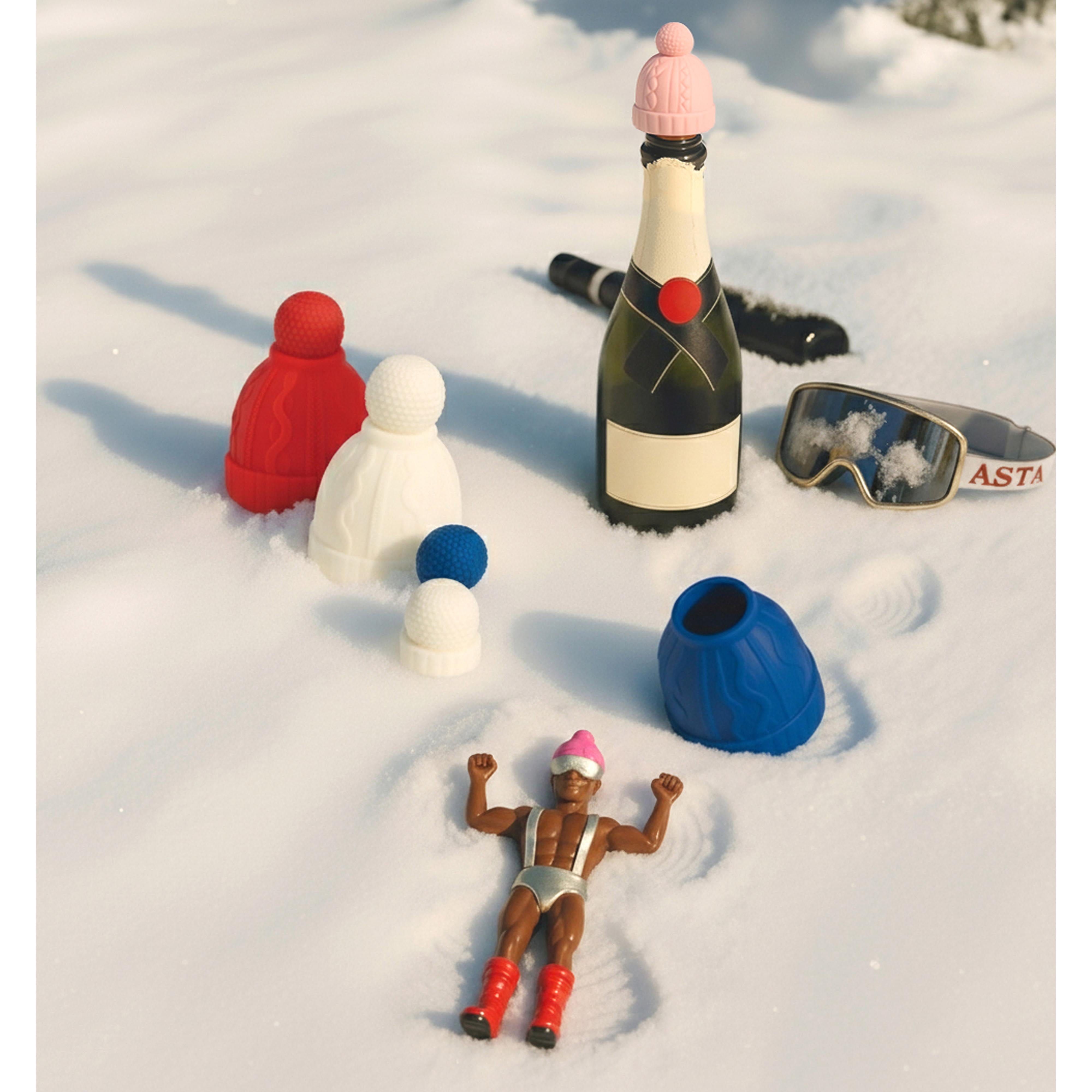 NPW Apres Ski Beanie Shot Cups 4 Piece Set