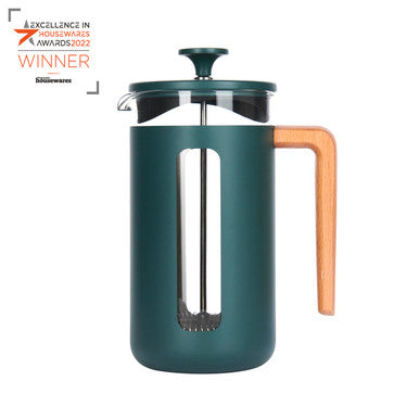 La Cafetière Pisa Stainless Steel Cafetière 8 Cup / 1L (Green)