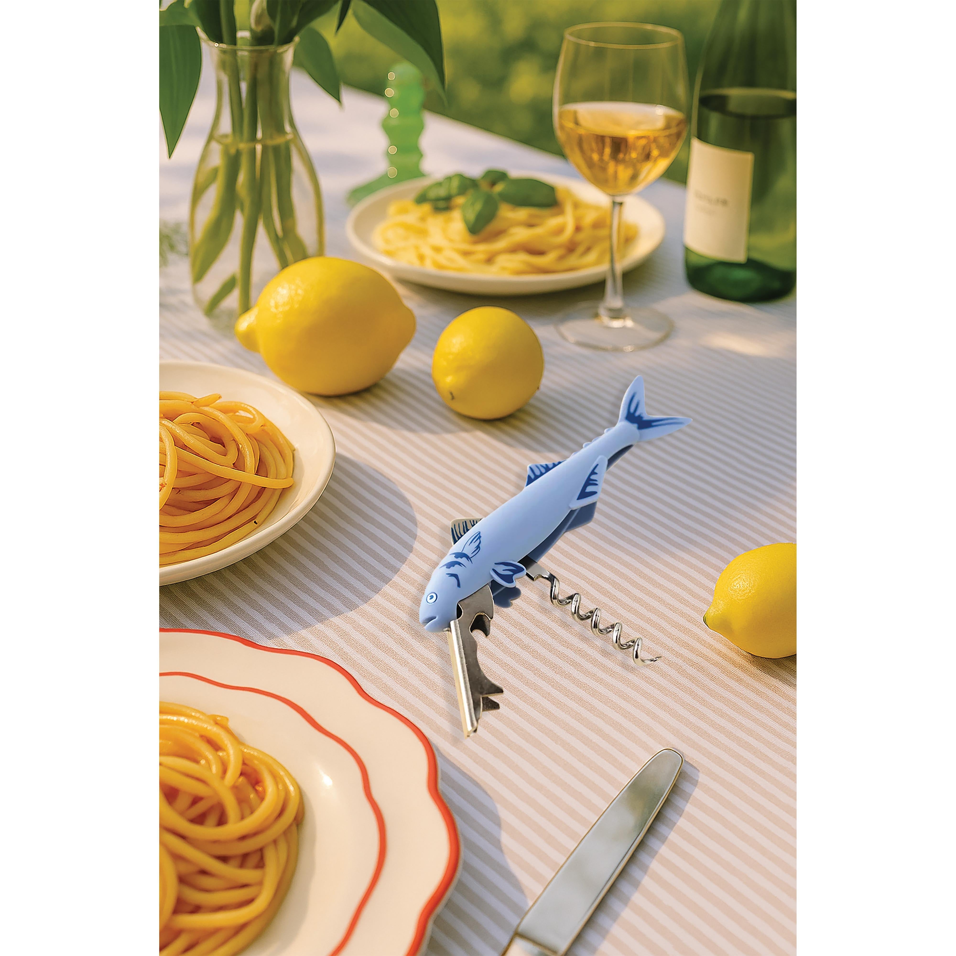 Drinking Buddies Sardine Bottle Opener Blue