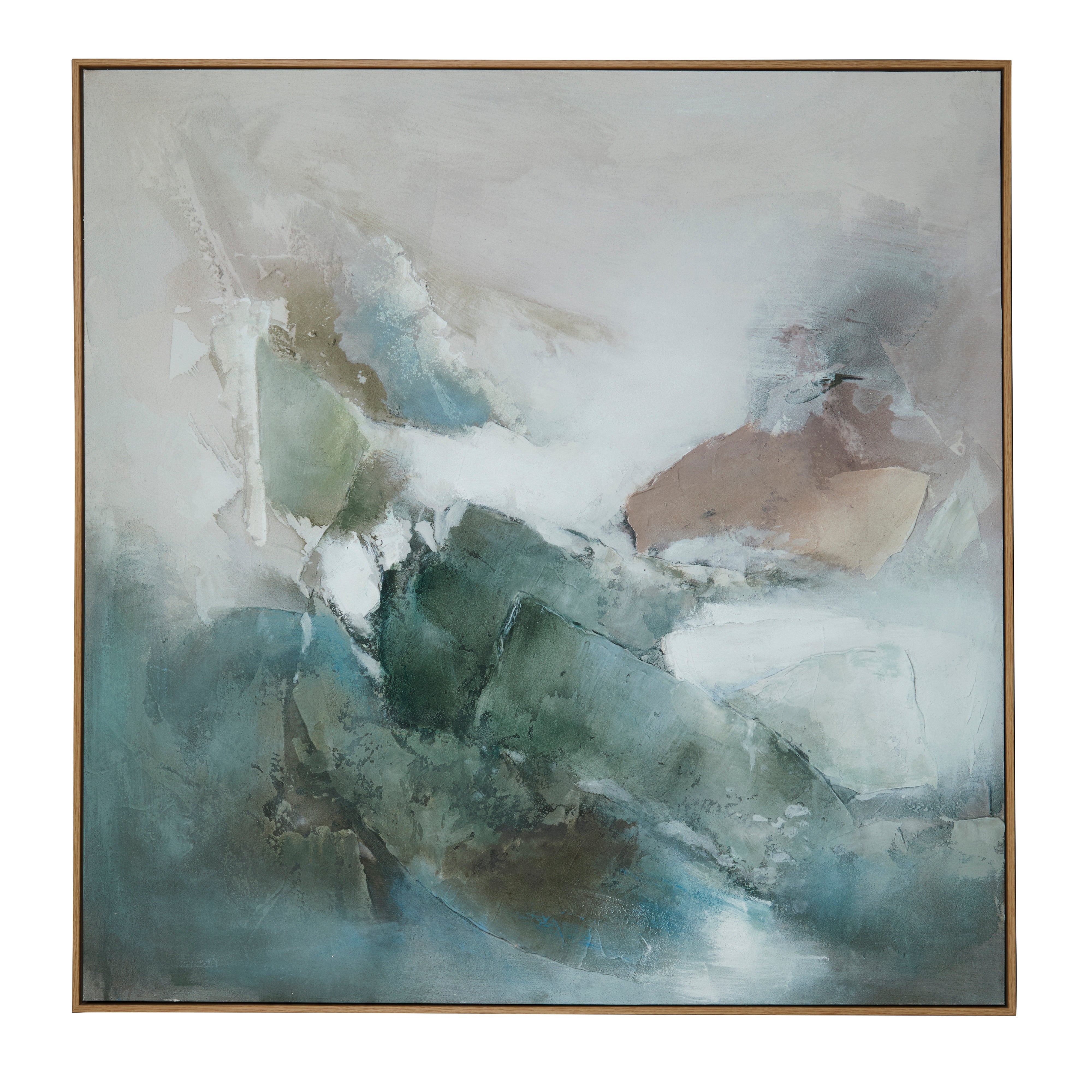 Amalfi Verona Hand Painted Wall Art Green