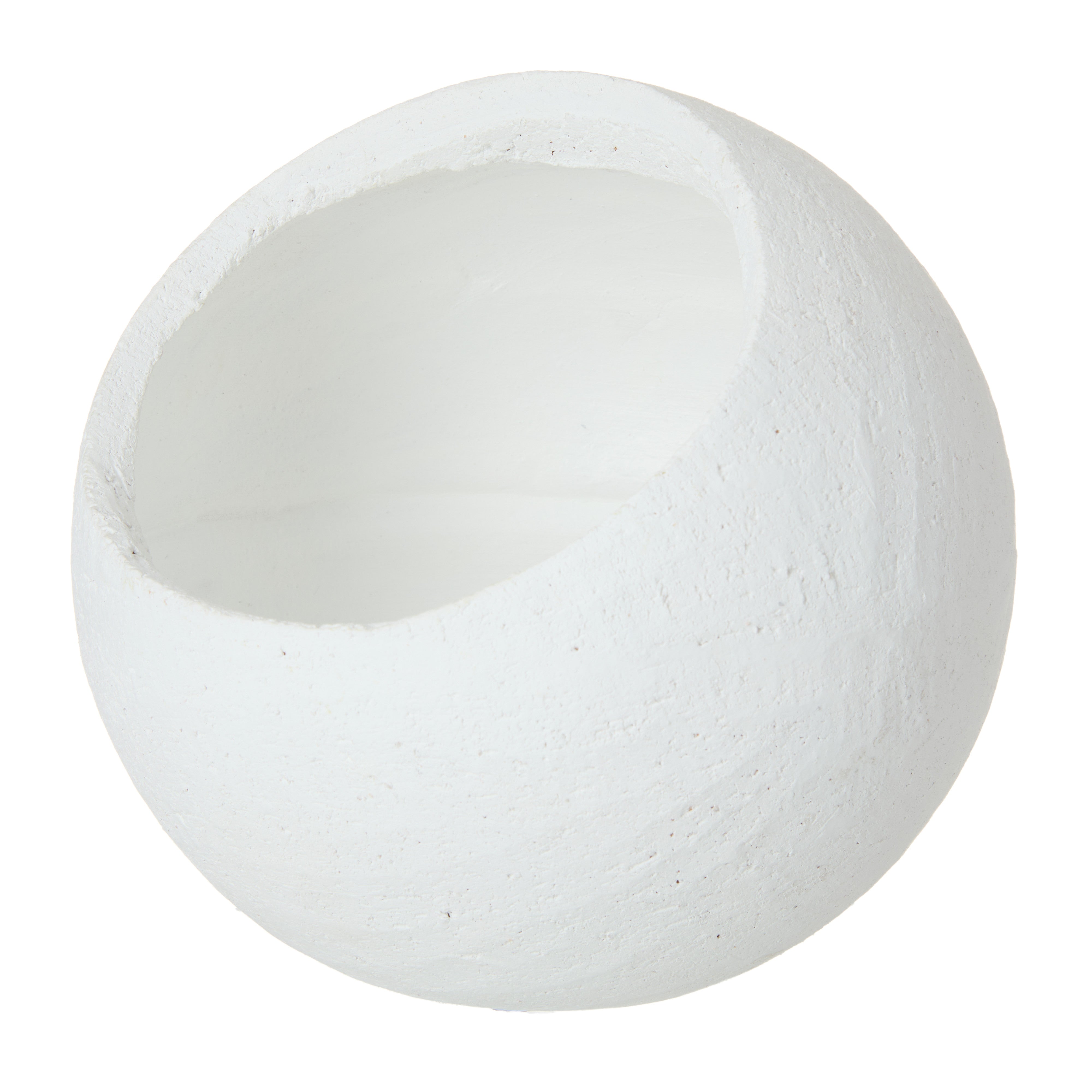 Rogue Ithaca Round Planter Large White