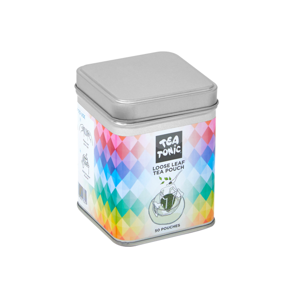 Tea Tonic Loose Leaf Pouches - 50 Teabag Tin