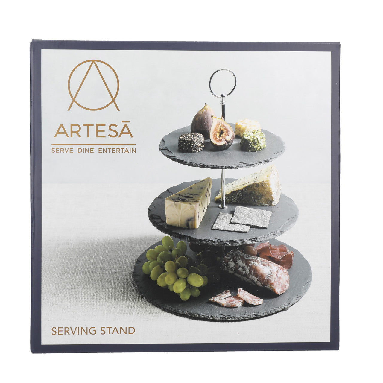 Artesà Three Tier Slate Serving Stand
