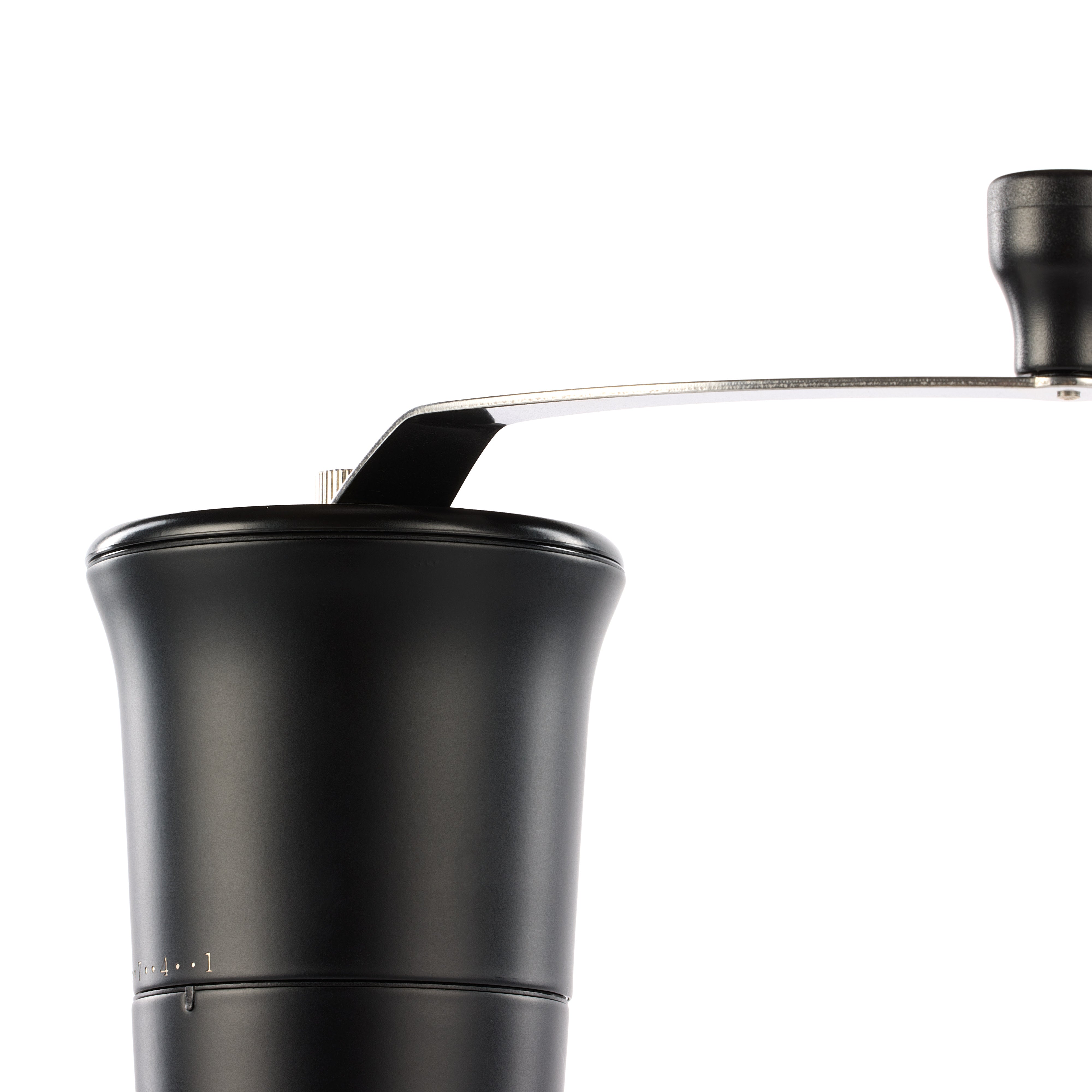 Leaf & Bean One Hand Smart Coffee Grinder Black & Clear