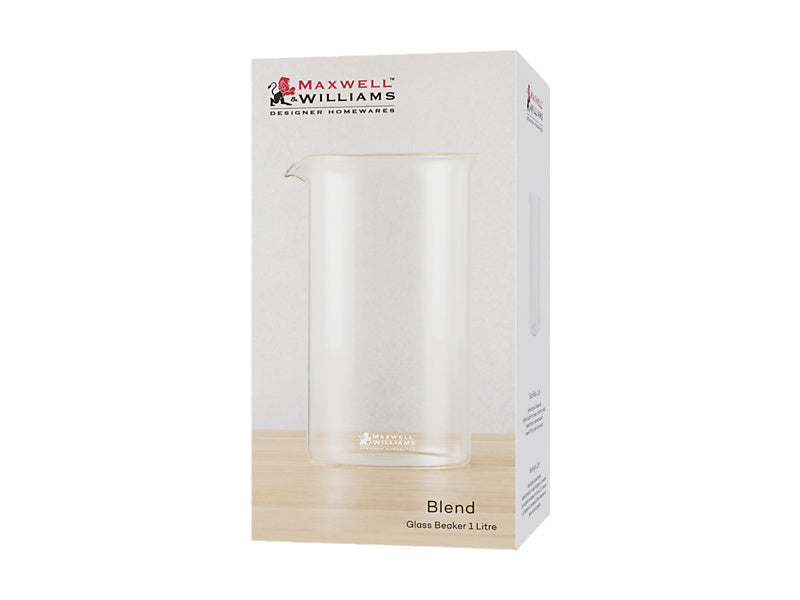 Maxwell & Williams Blend Glass Beaker Clear 1L