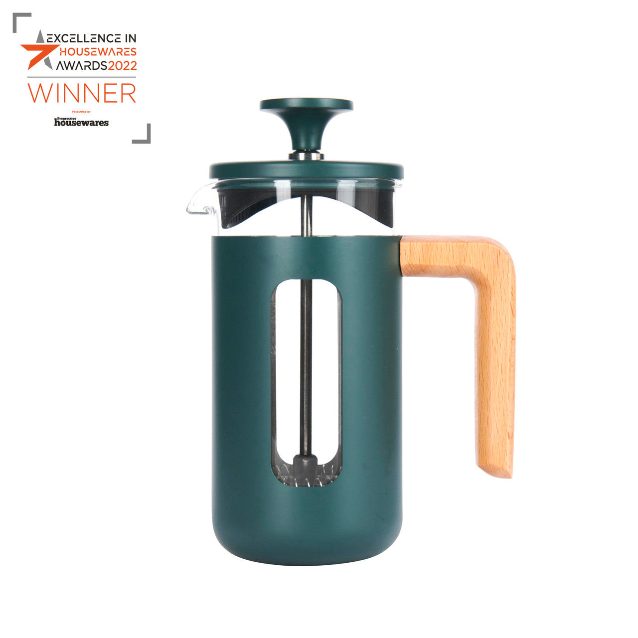 La Cafetière Pisa Stainless Steel Cafetière 3 Cup / 350ml (Green)