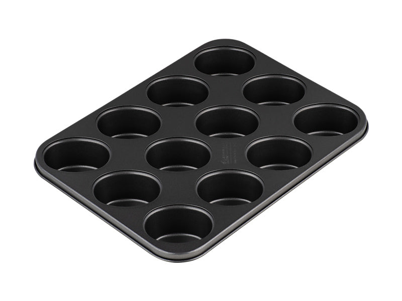 Maxwell & Williams BakerMaker Non-Stick 12 Cup Friand Pan Black