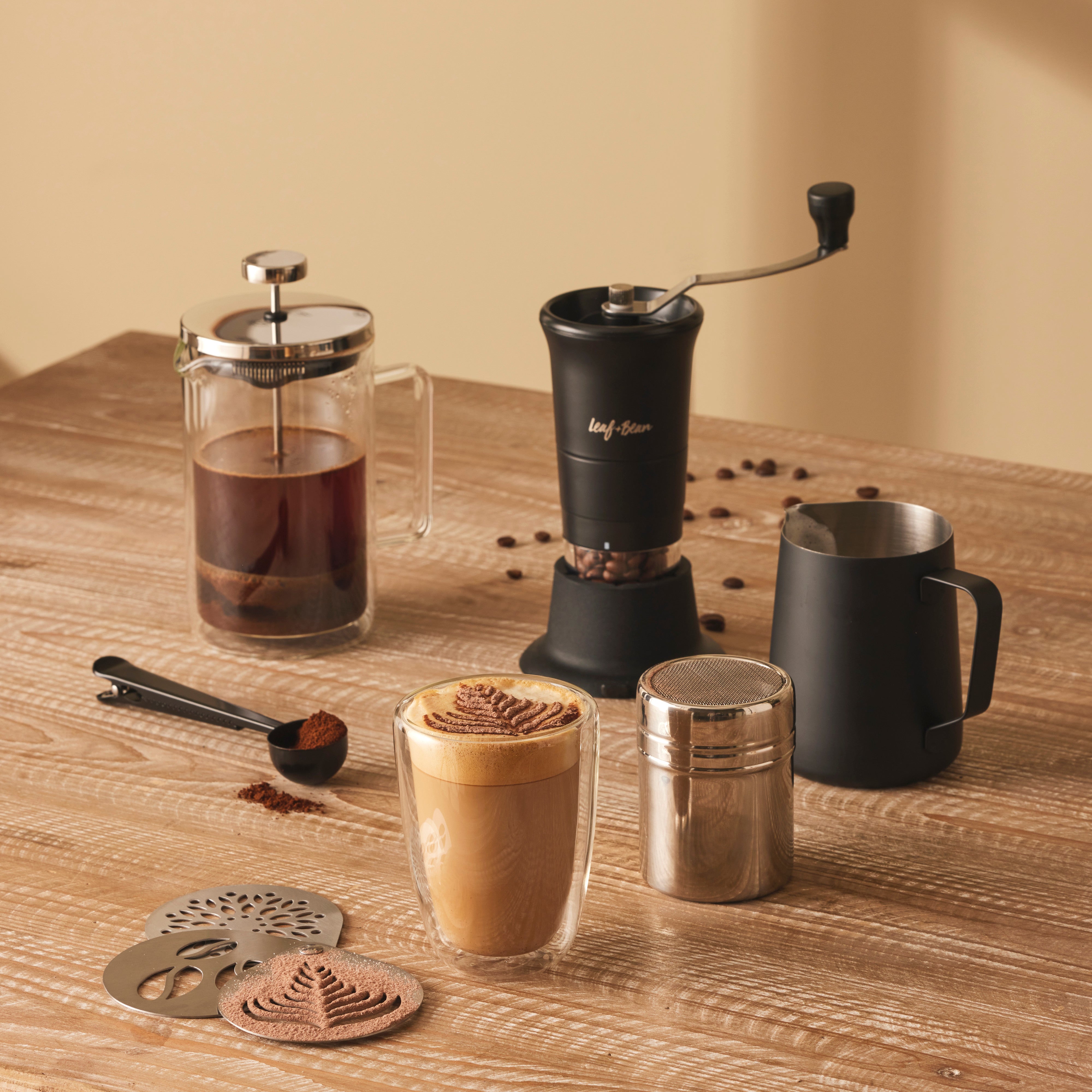Leaf & Bean Stainless Steel Mesh Shaker Stainless Steel