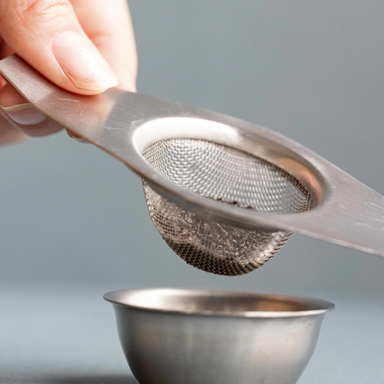 La Cafetière Stainless Steel Tea Strainer & Drip Bowl