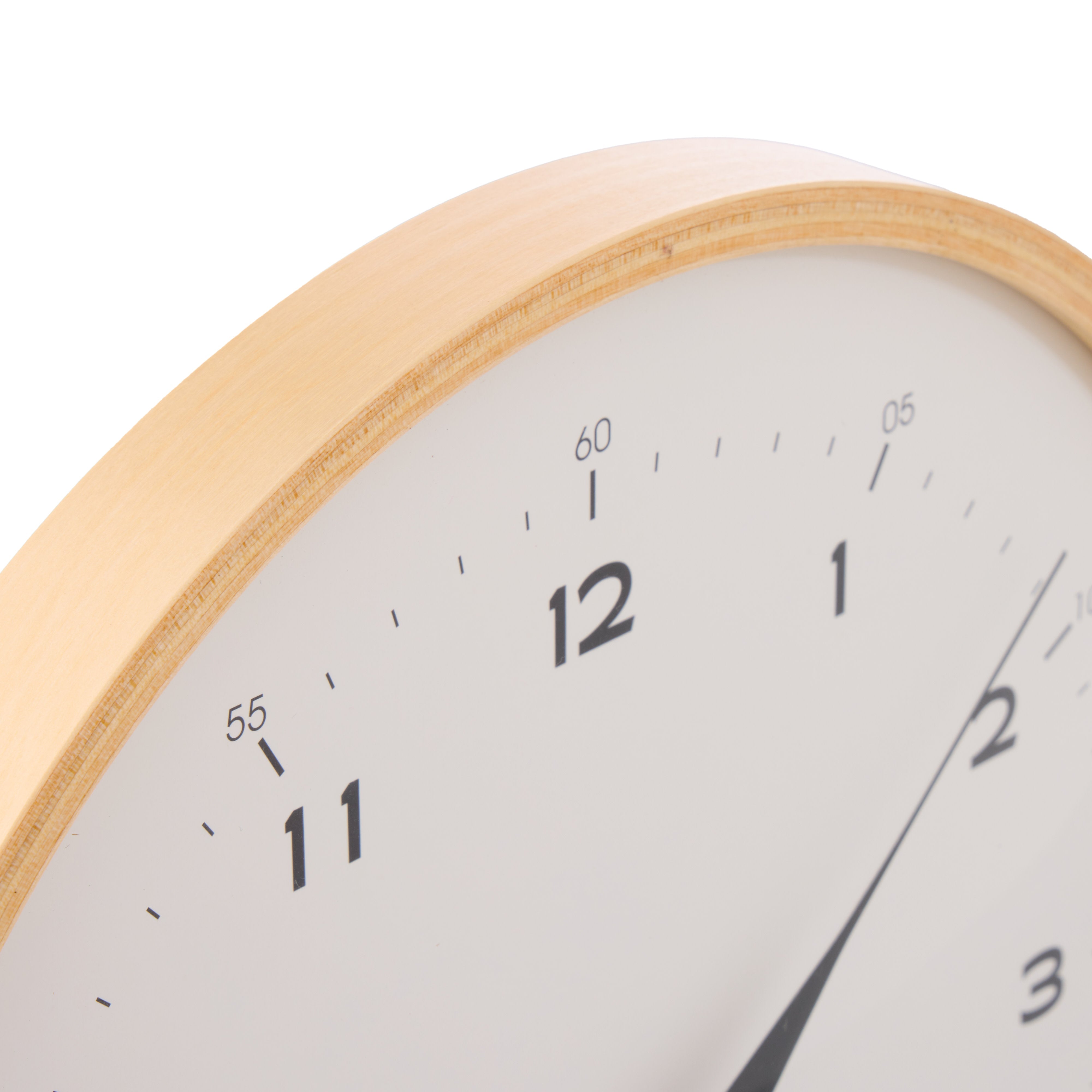 Karlsson Oasado Dome Wall Clock White & Natural