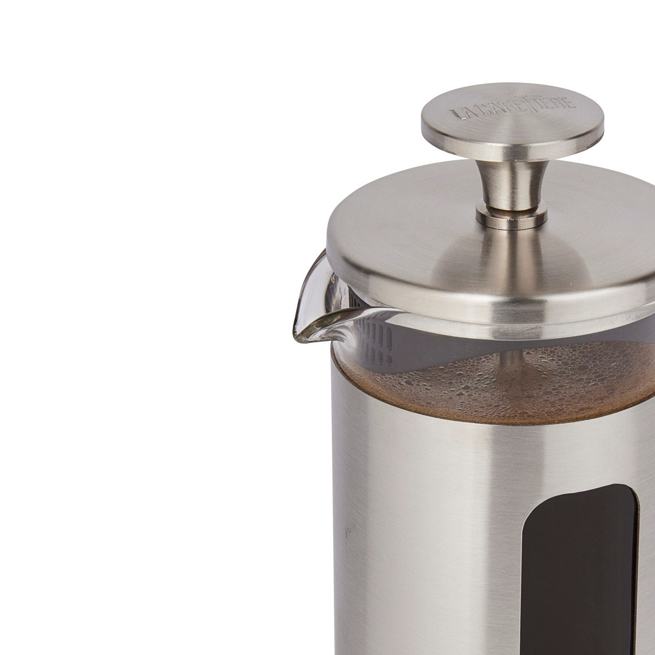La Cafetière Pisa Brushed Stainless Steel Cafetière 3 Cup / 350ml