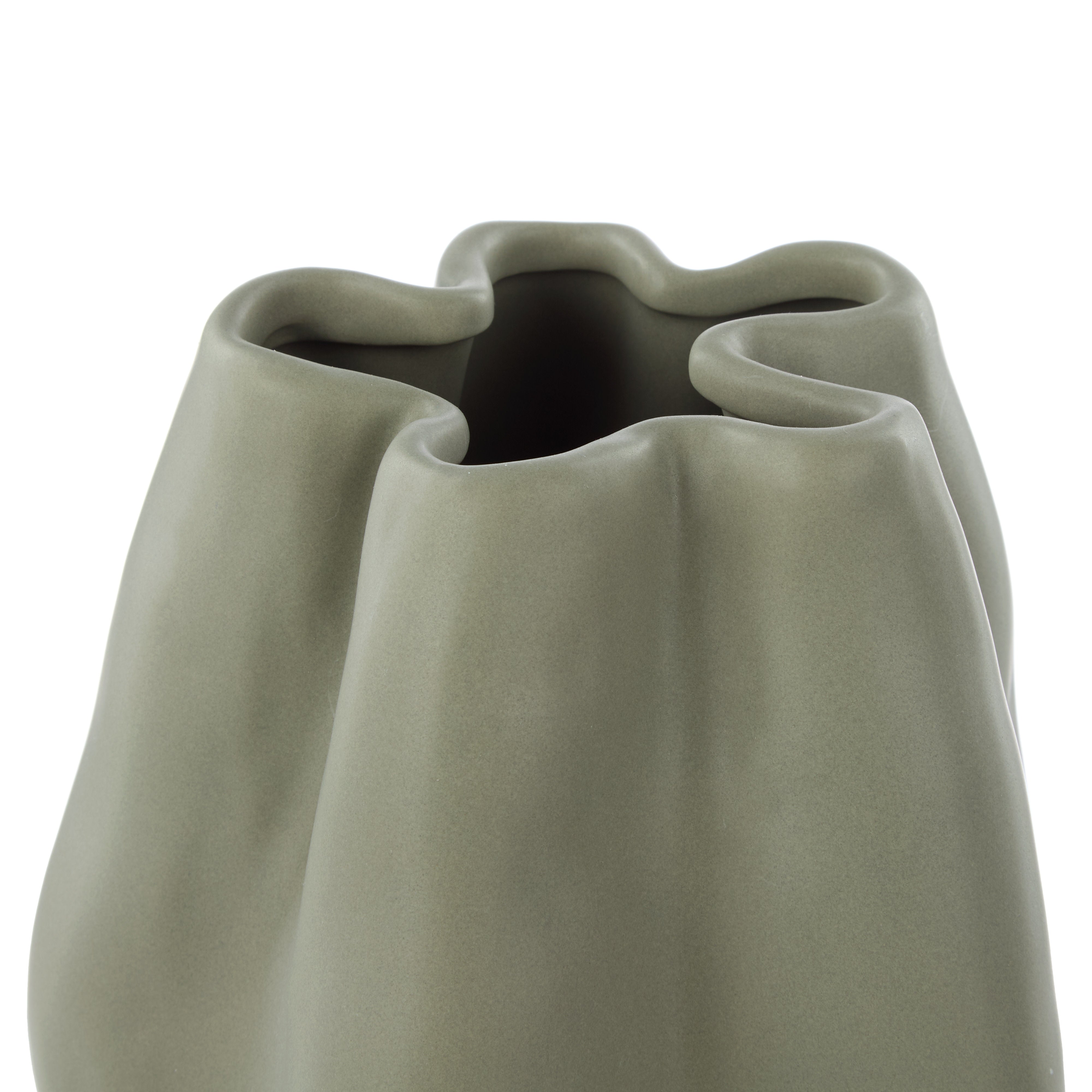 Amalfi Fluid Vase Small Green