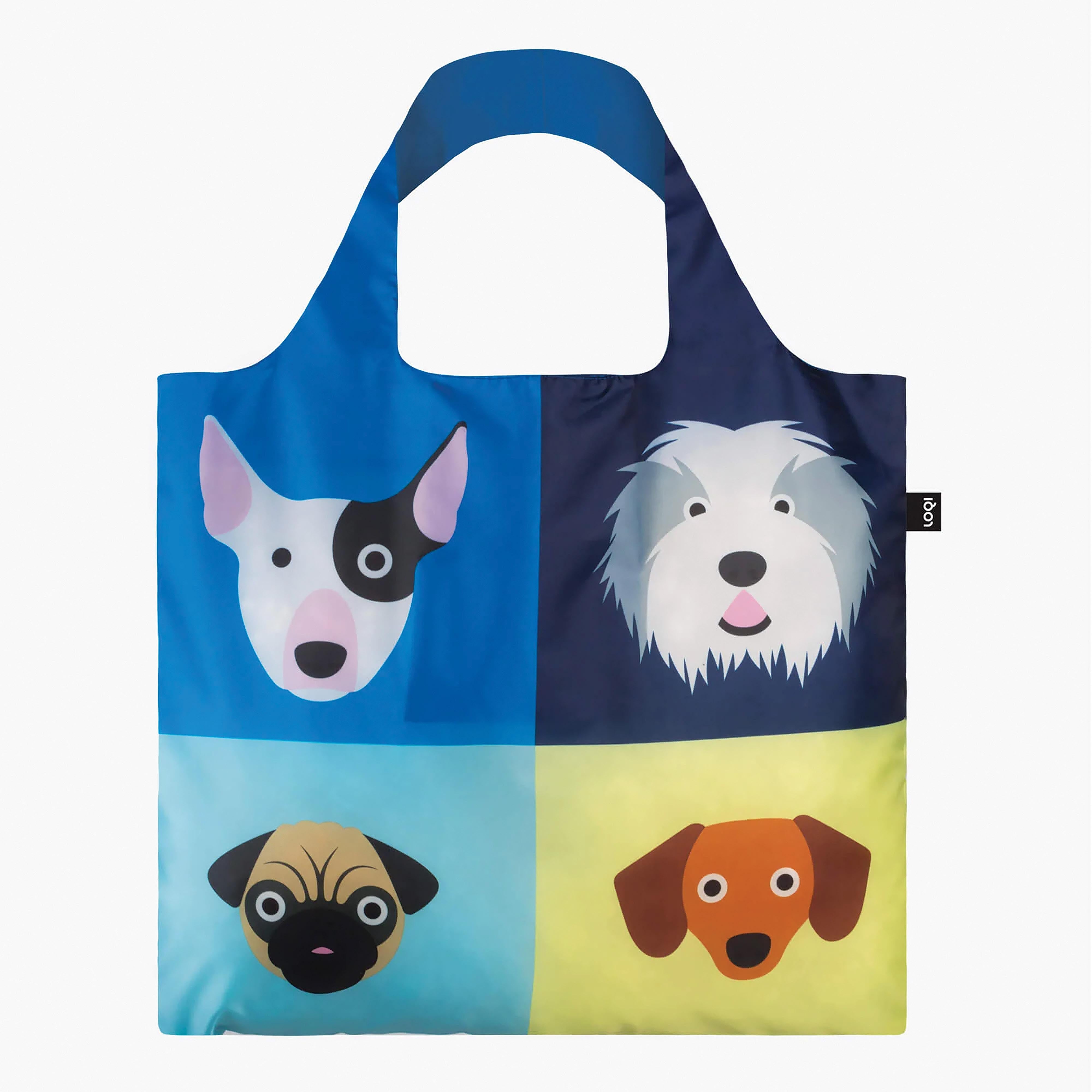 LOQI Stephen Cheetham Dogs Tote Bag