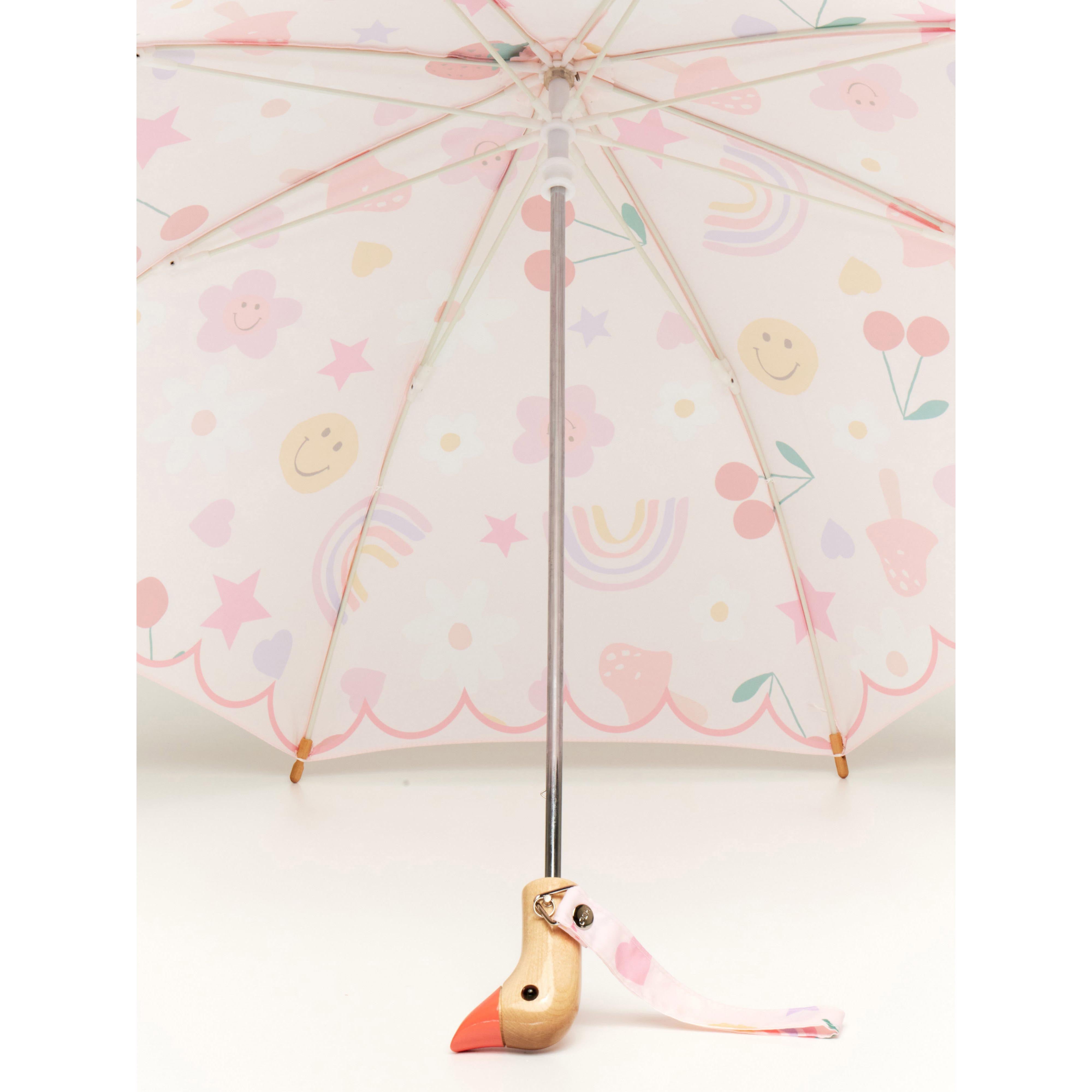 Original Duckhead x Meri Meri Duckling Umbrella Happy Icons Multi-Coloured