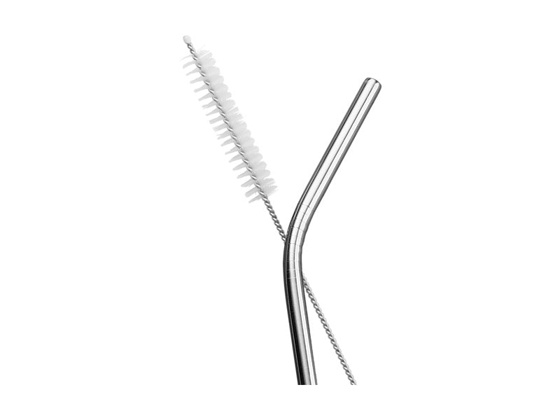 Maxwell & Williams Cocktail & Co Reusable Straw with Brush Stainless Steel 8Piece 6 Piece