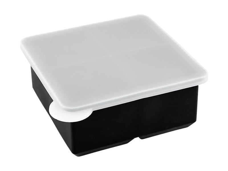 Maxwell & Williams Cocktail & Co Ice Cube Tray with Lid Makes 4 Black