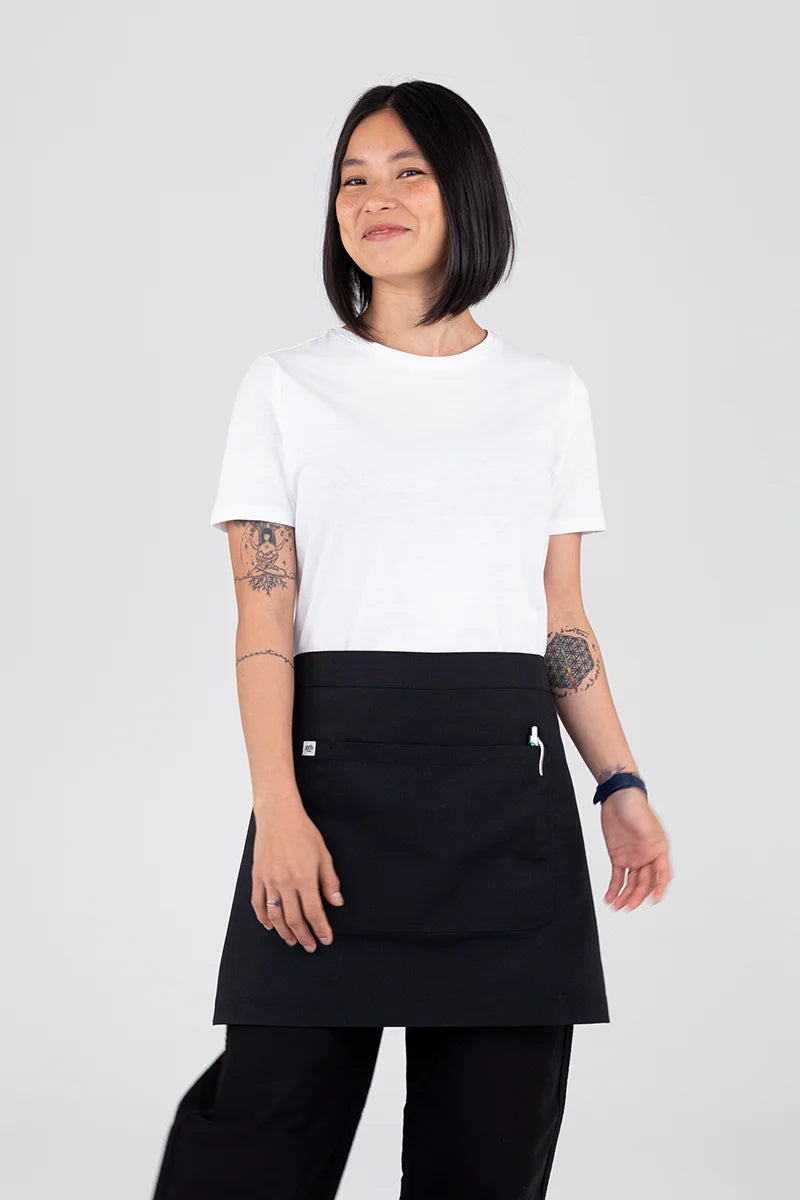 Aussie Chef Luca Waist Apron - Black