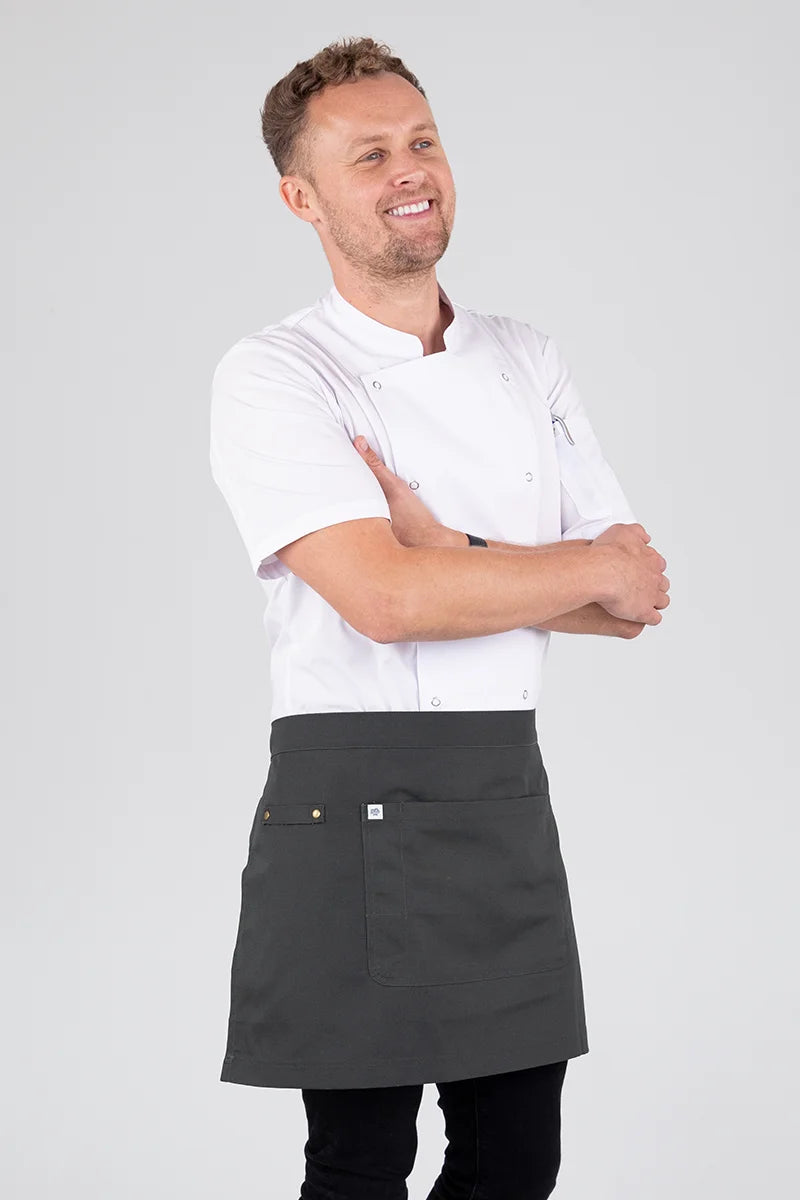 Aussie Chef Luca Waist Apron - Bottle Green