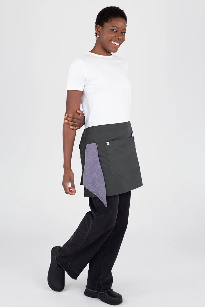 Aussie Chef Luca Waist Apron - Bottle Green