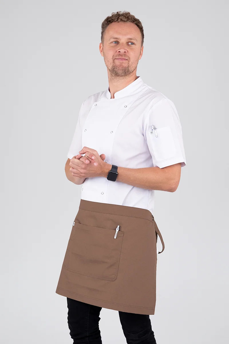 Aussie Chef Luca Waist Apron - Coffee