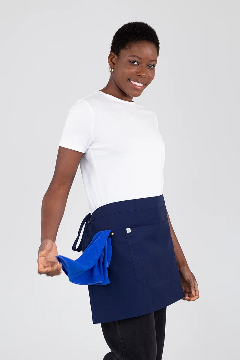 Aussie Chef Luca Waist Apron - Navy
