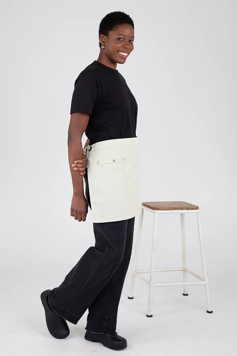 Aussie Chef Luca Waist Apron - Stone