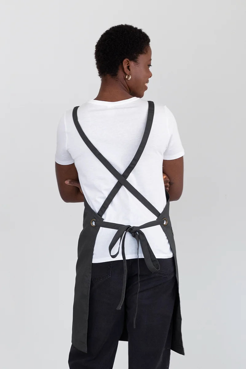 Aussie Chef Luna Bib Apron - Bottle Green