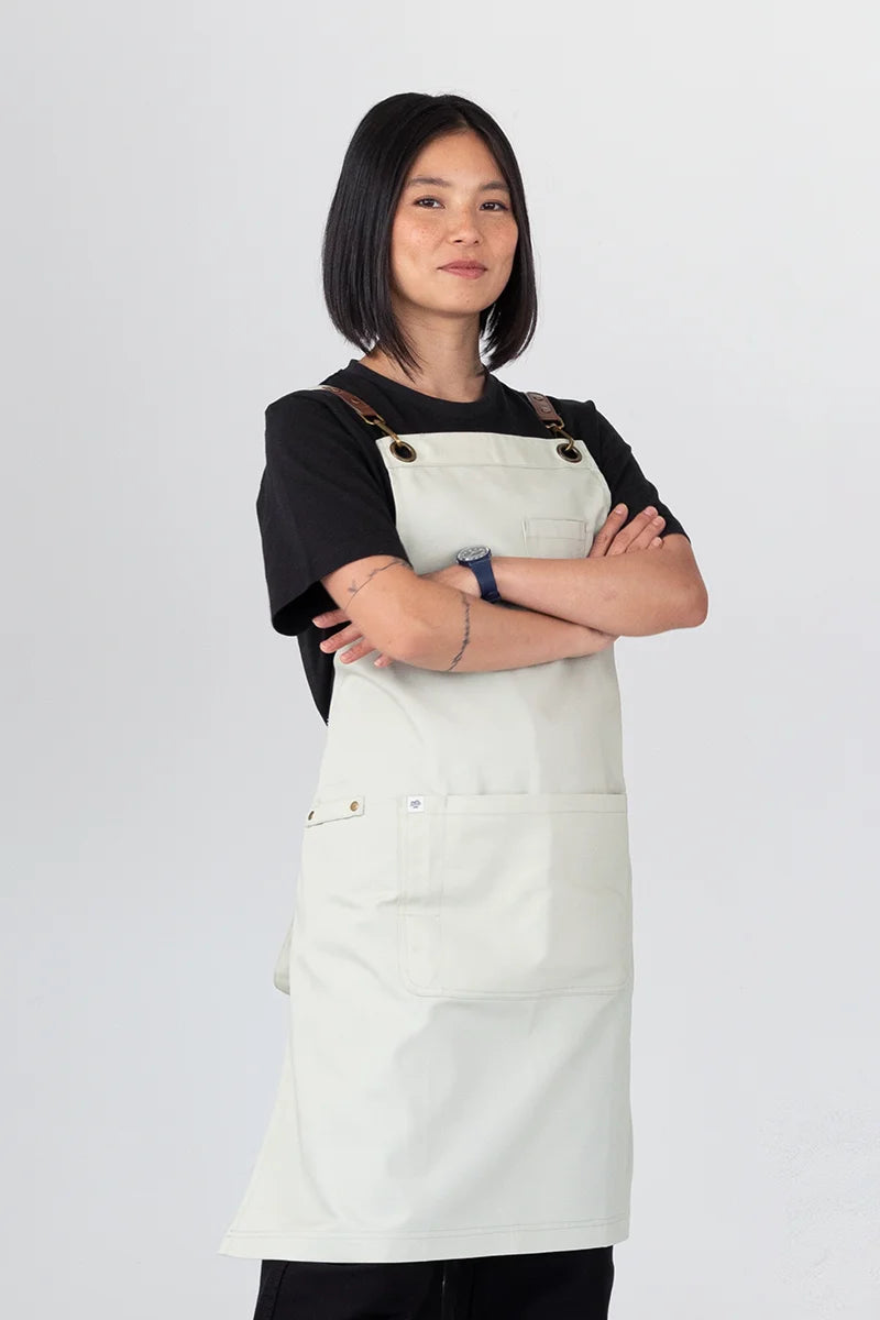 Aussie Chef Luna Bib Apron - Stone