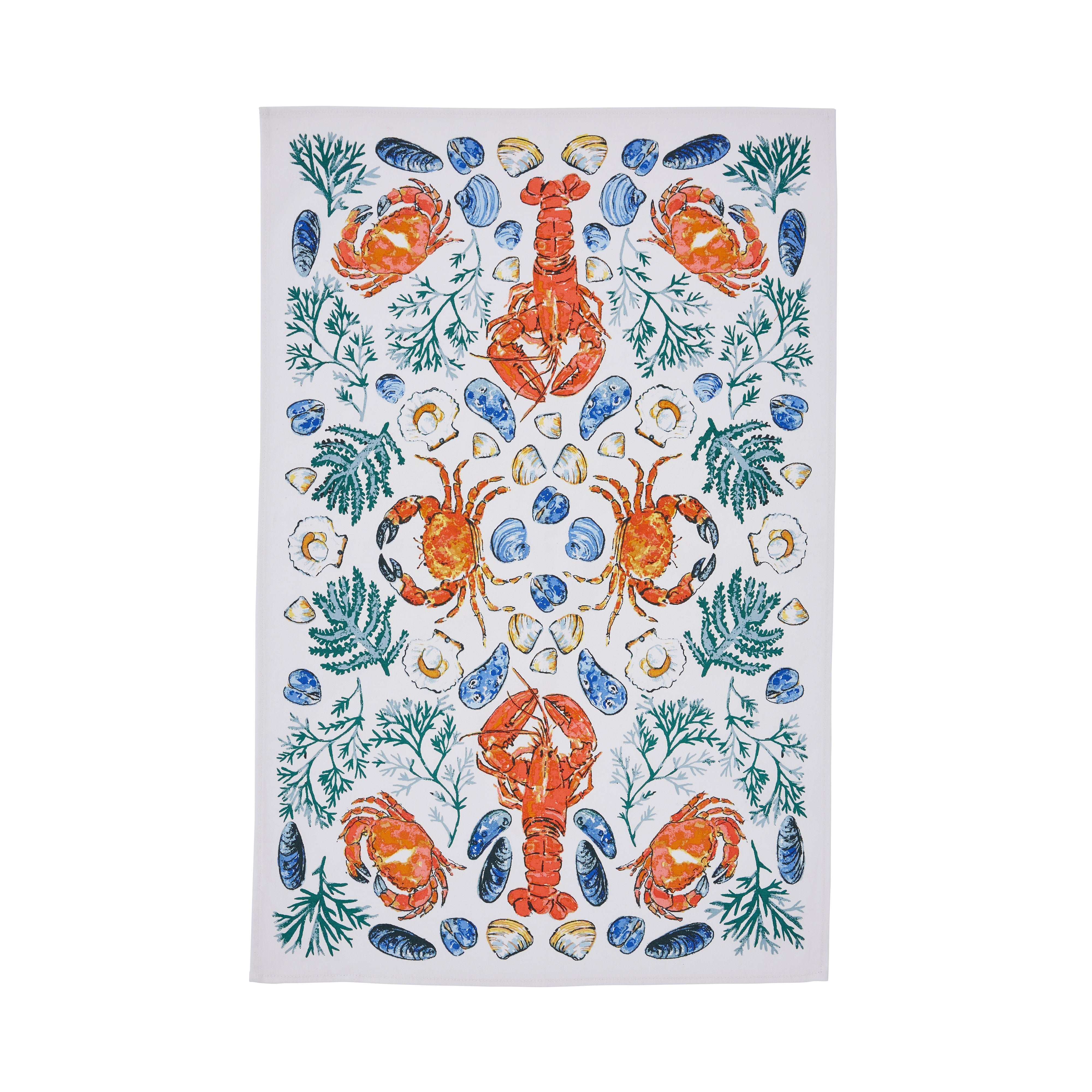Ulster Weavers Shellfish Tea Towel Multi-Coloured