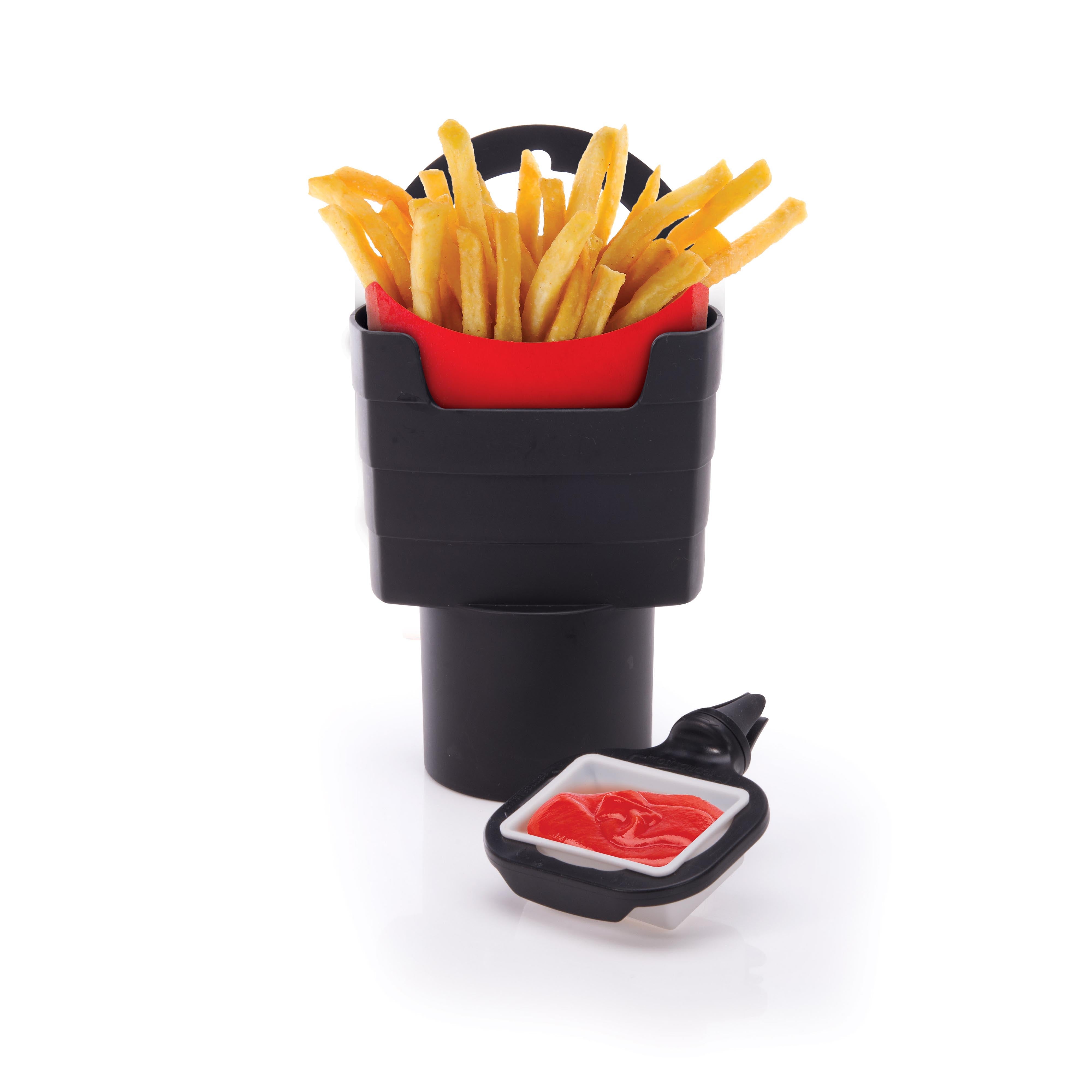 Maverick In-Car Chips and Sauce Set Black
