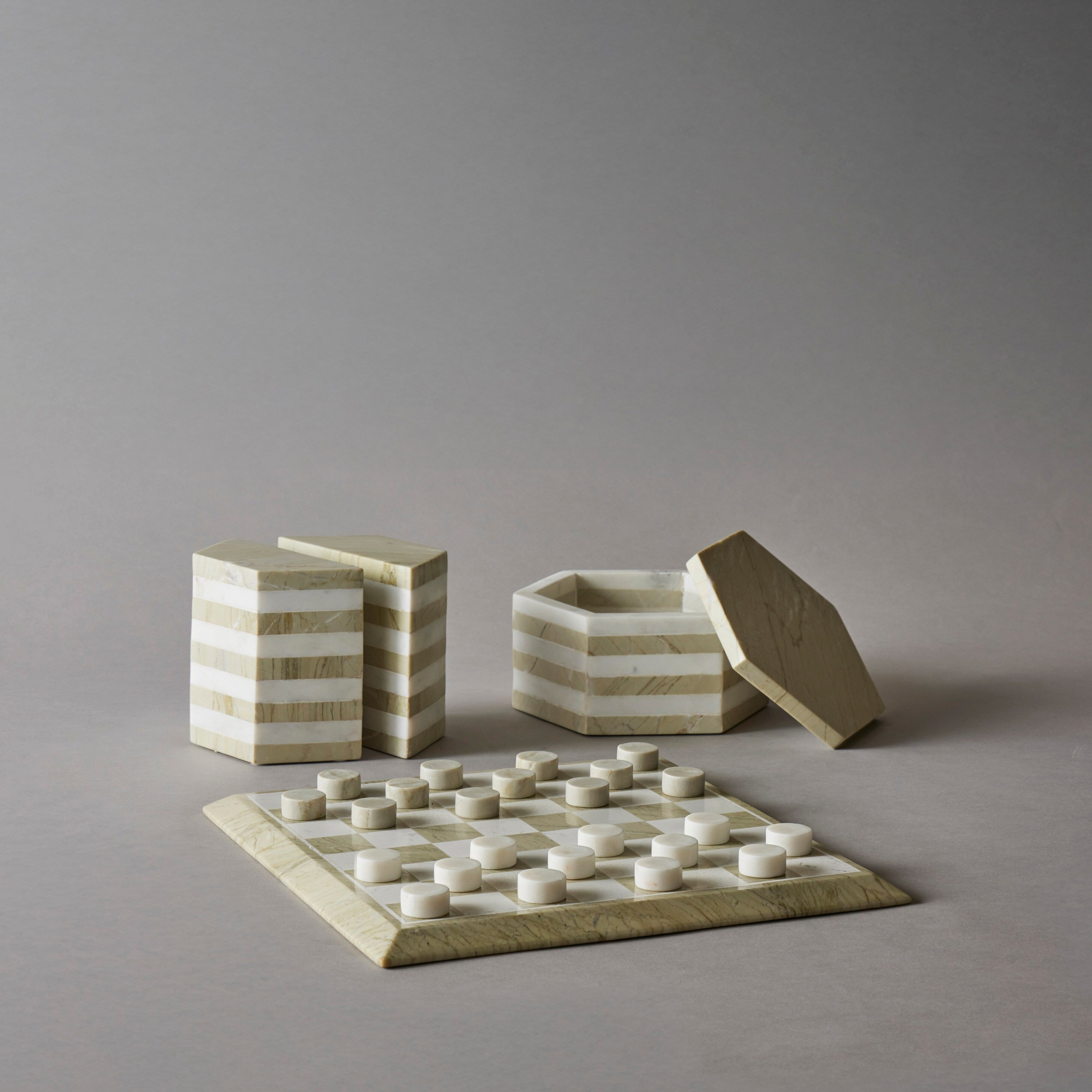 Grand Designs Astra Katni Marble Chess Board