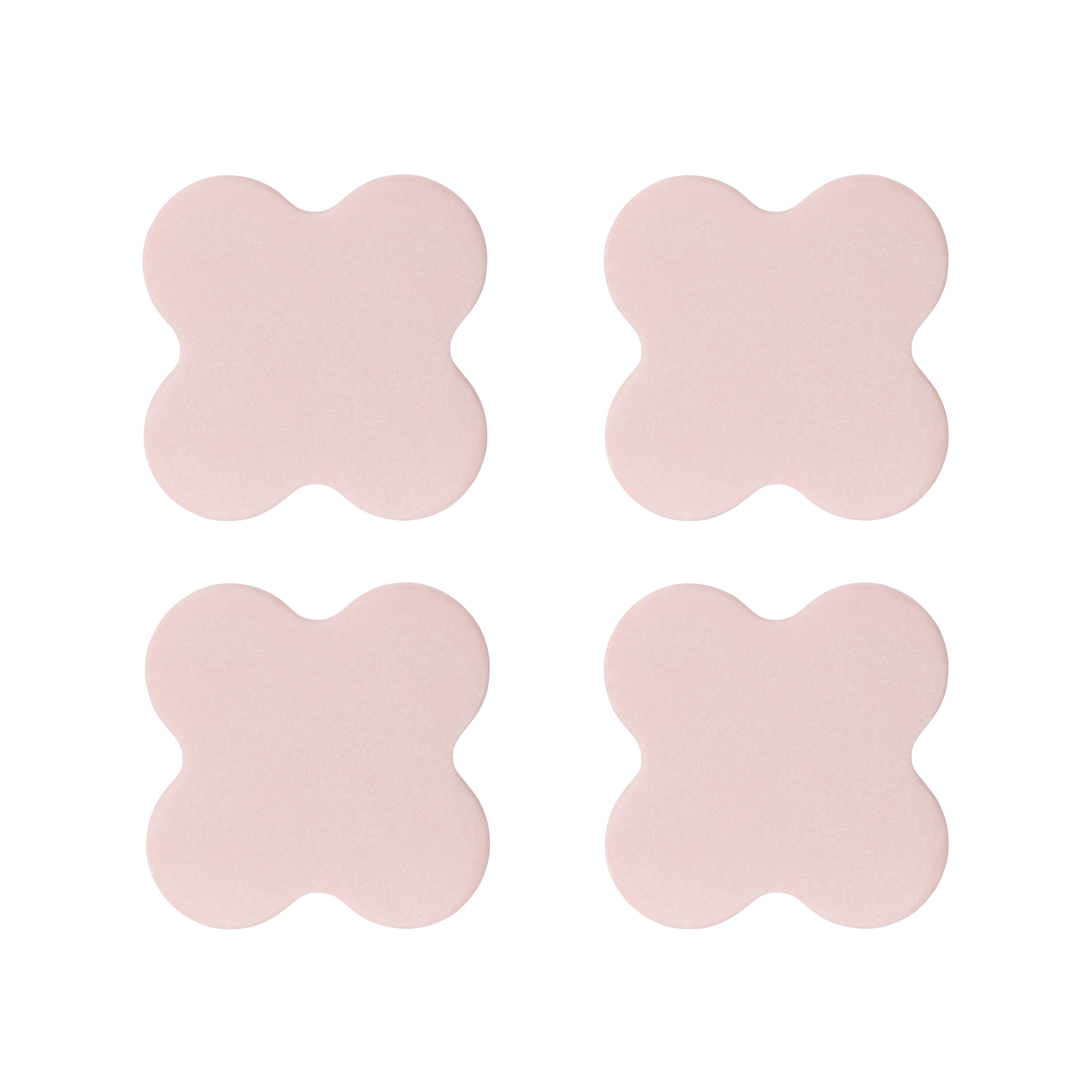Emporium Resin Bubble Coasters 4 Piece Set Pink