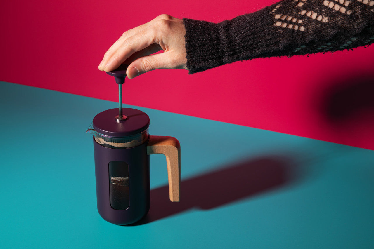 La Cafetière Pisa Stainless Steel Cafetière 3 Cup / 350ml (Purple)