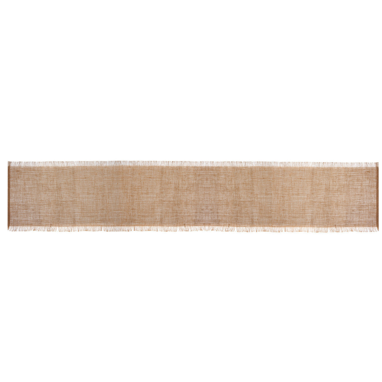 Mikasa Jute Frayed Table Runner 230cm (Natural)