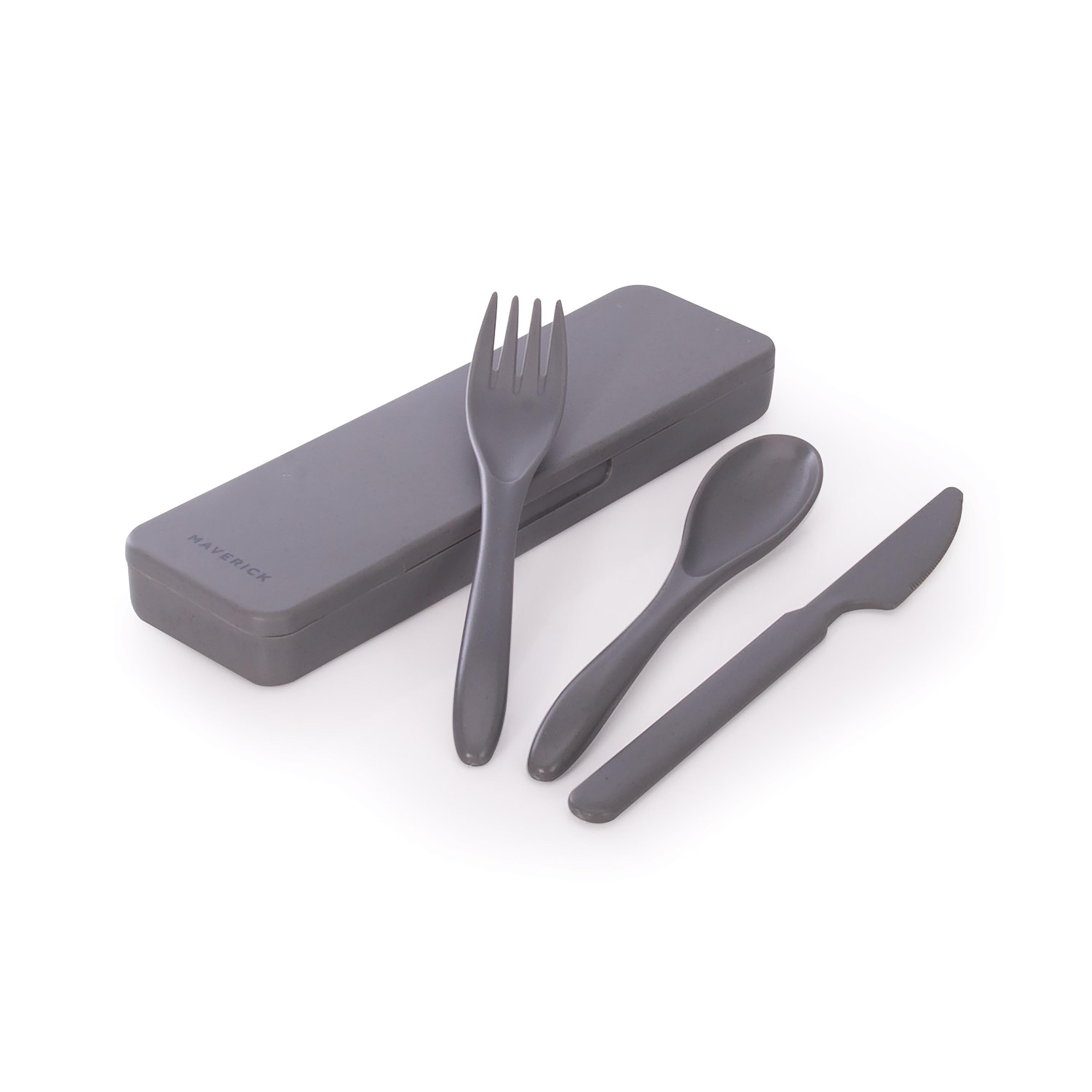 Maverick Wheat Straw Travel Cutlery Set