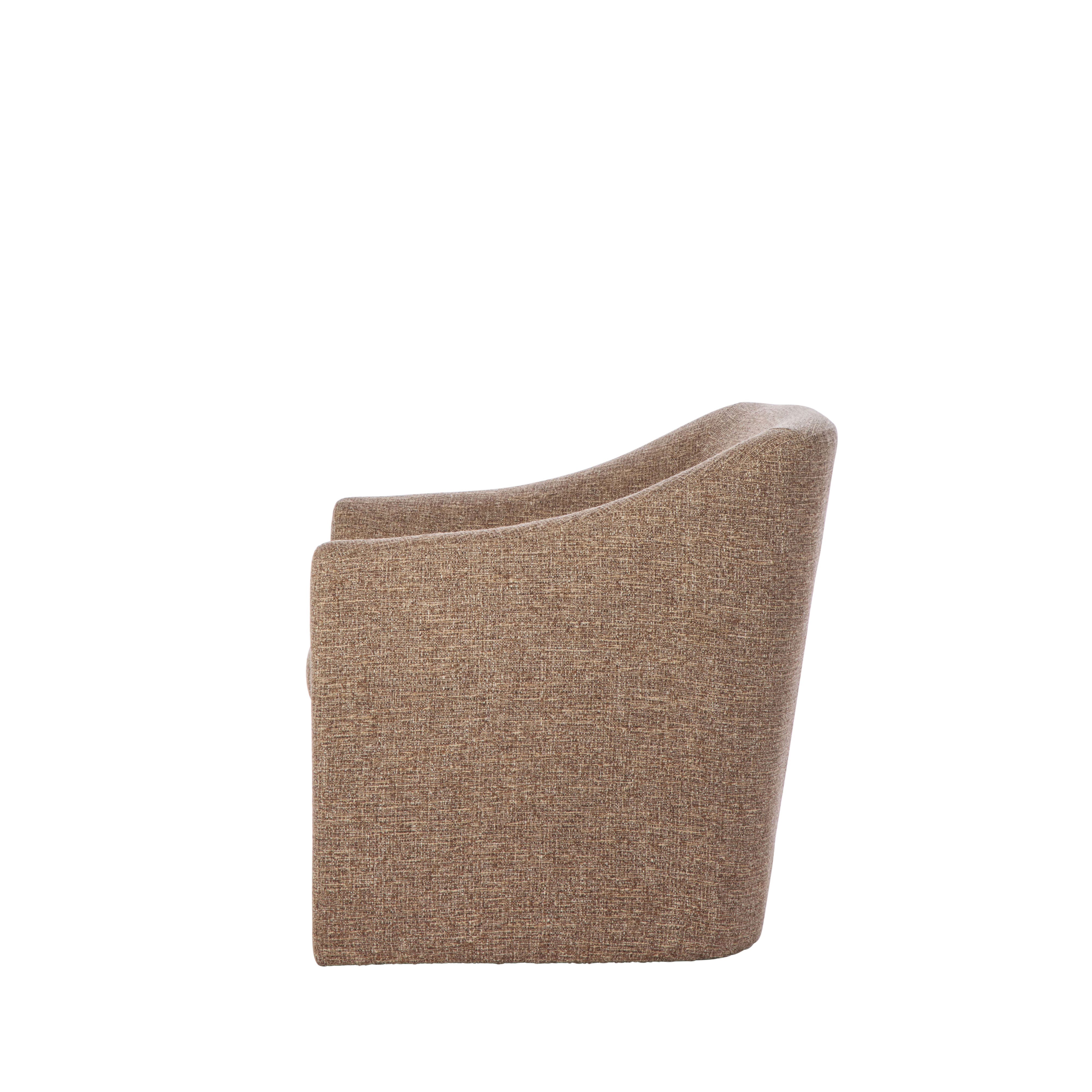 Amalfi Wells Chair Brown & Taupe