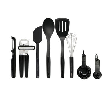 KitchenAid 15 Piece Kitchen Utensil Set (Black)