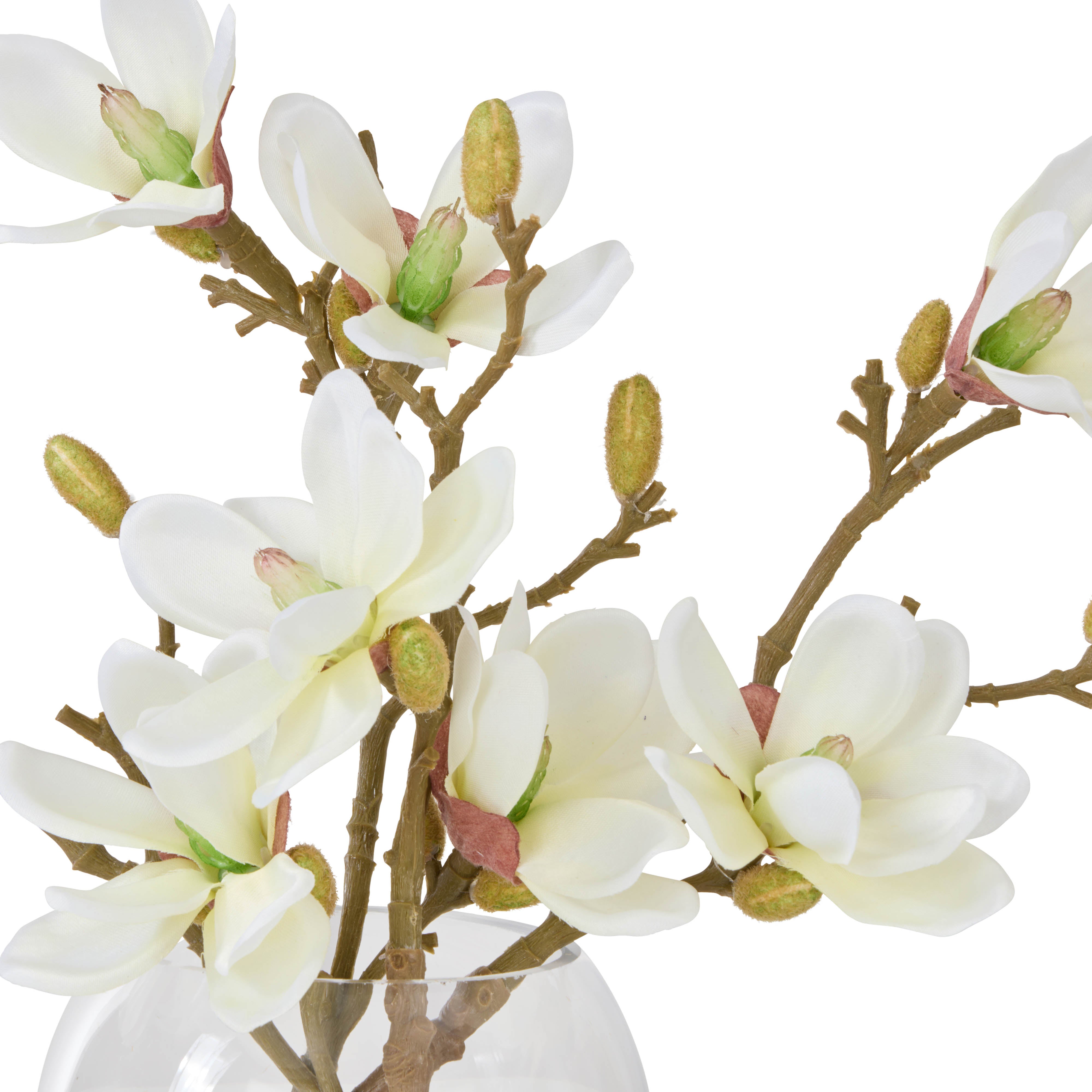 Rogue Mini Magnolia - Sphere Vase White 33cm