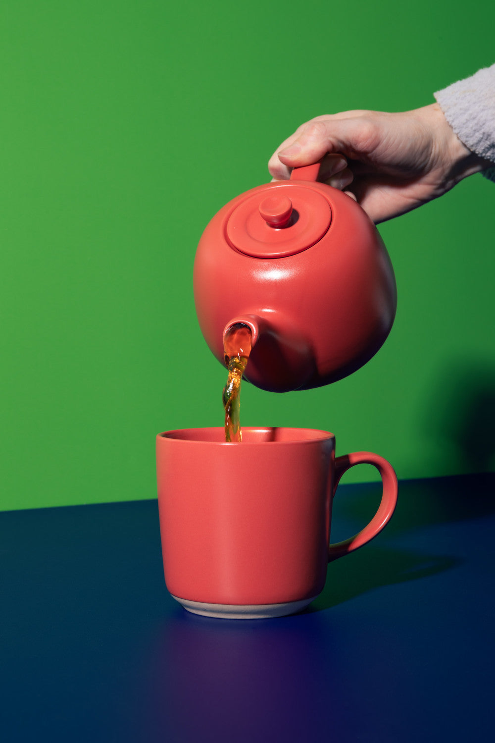 La Cafetière Ceramic Teapot 600ml (Red)