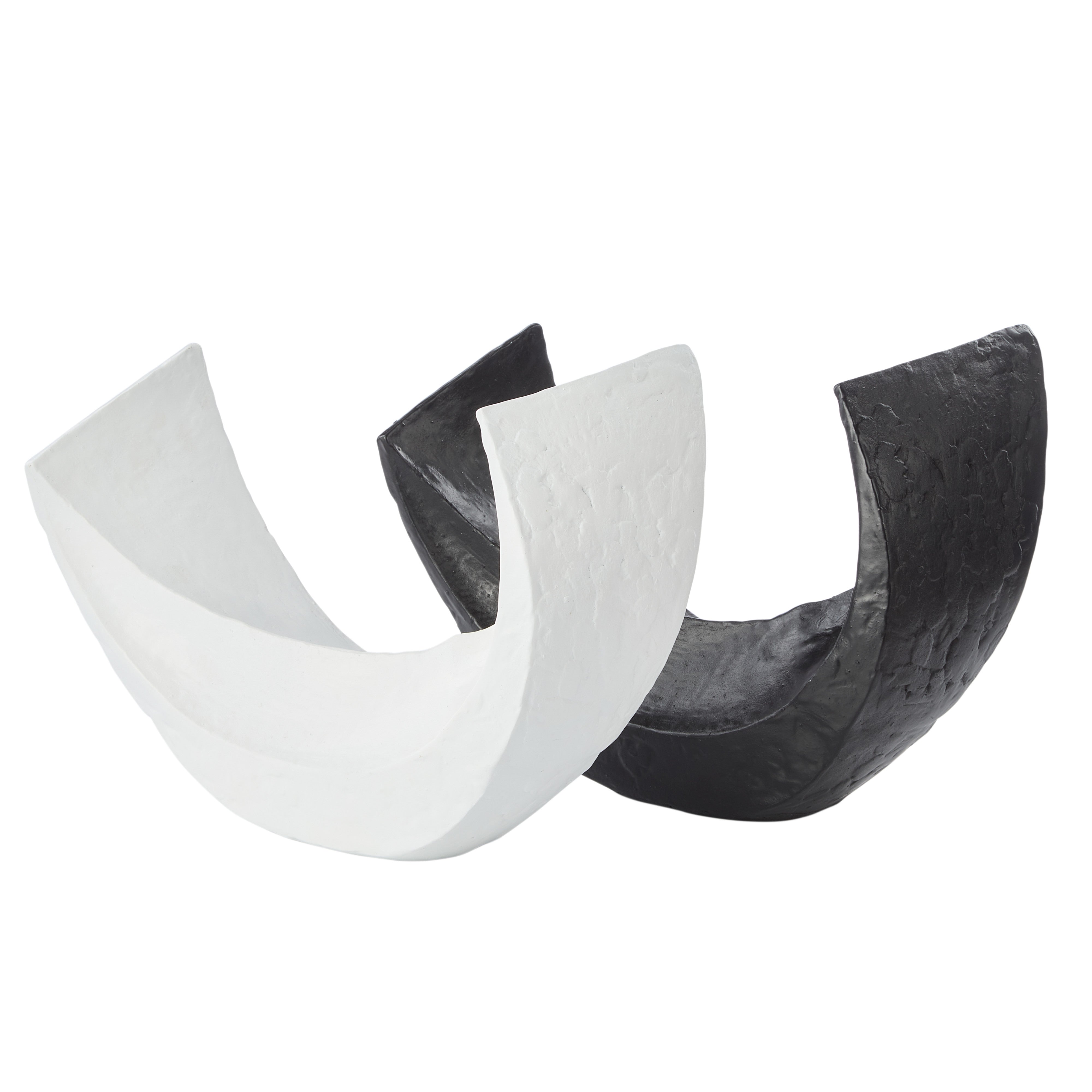 Amalfi Movi Abstract Sculpture White