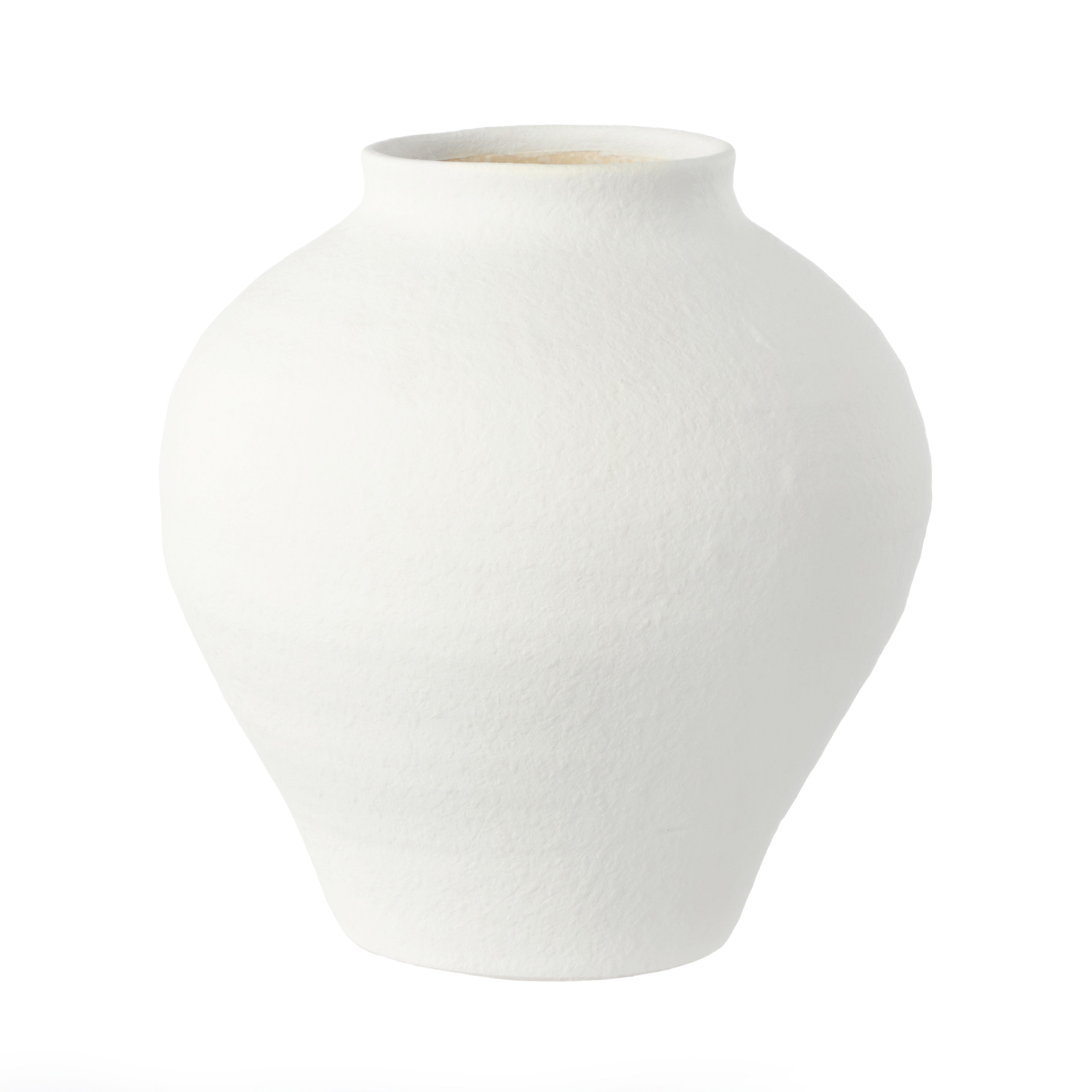 Amalfi Kamari Clay Vase Medium White