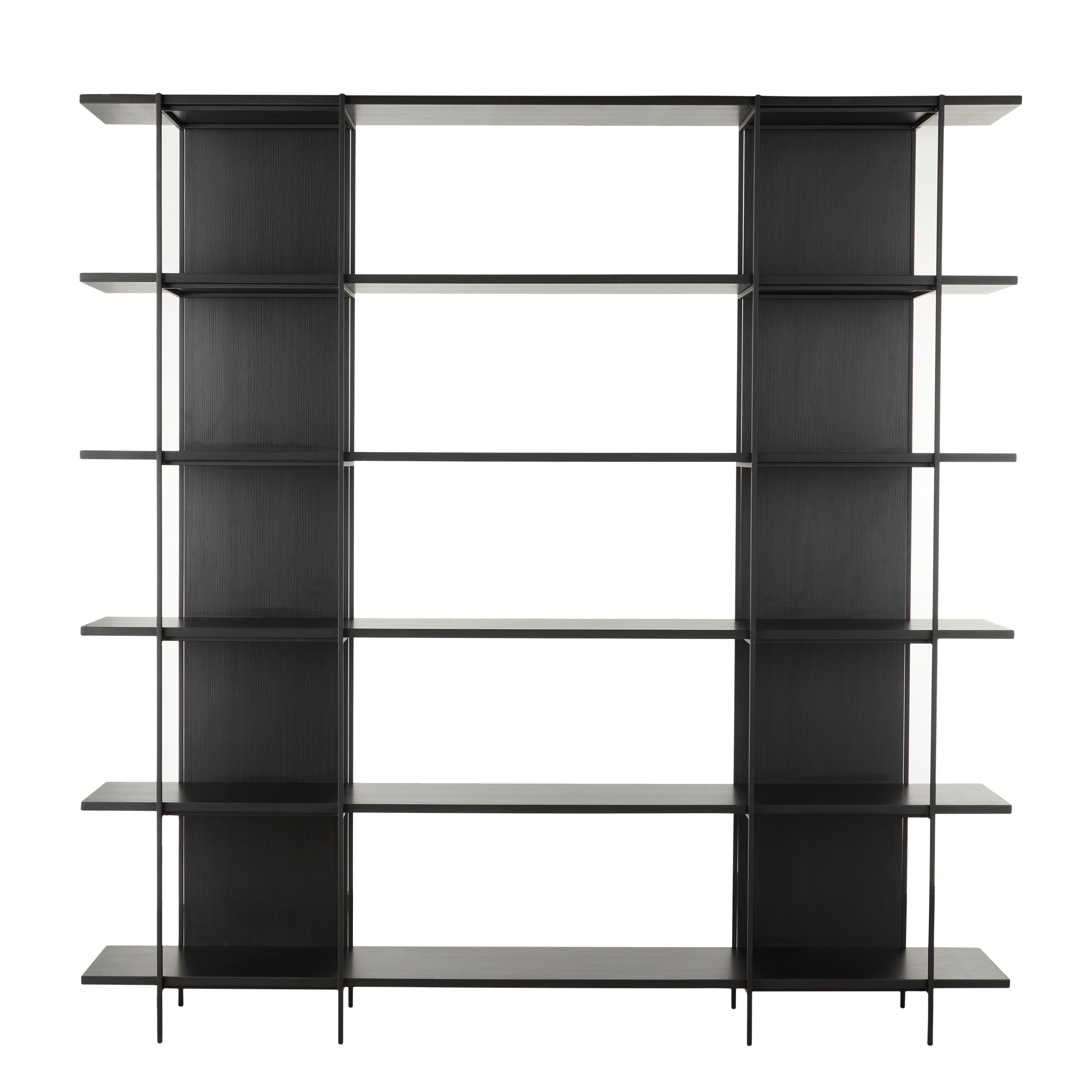 Amalfi Arris Shelving Unit Black