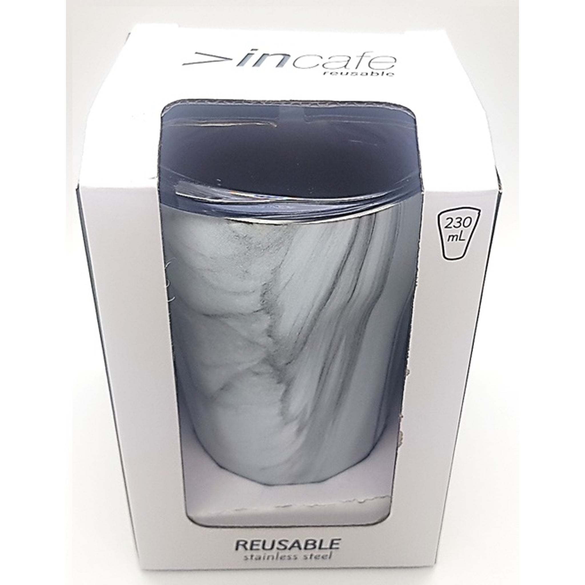 Incafe Reusable Stainless Steel Thermal Cup Red (230ml)