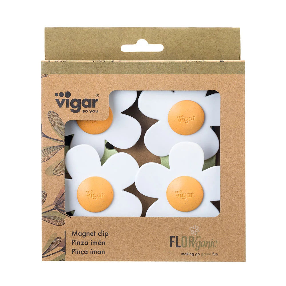 Florganic Magnet Clip 4pc