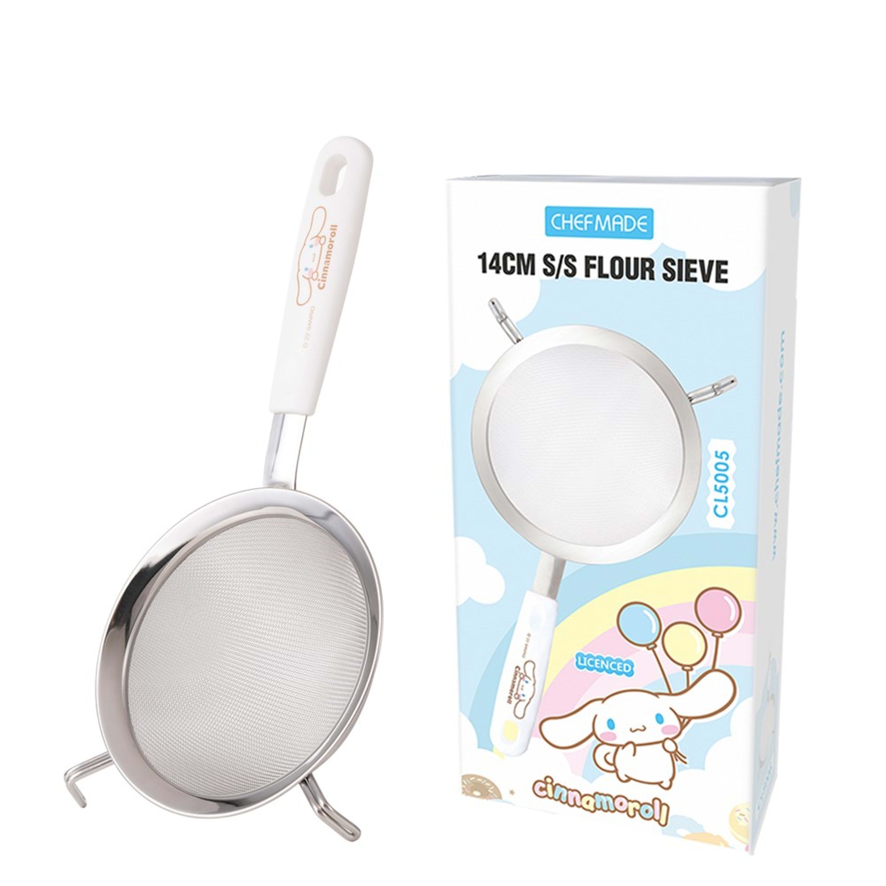 CHEFMADE x Sanrio Cinnamoroll Stainless Steel Flour Sifter (L)
