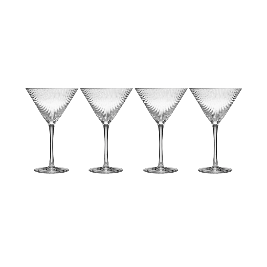 Tempa Esme Clear 4pk Martini Glass