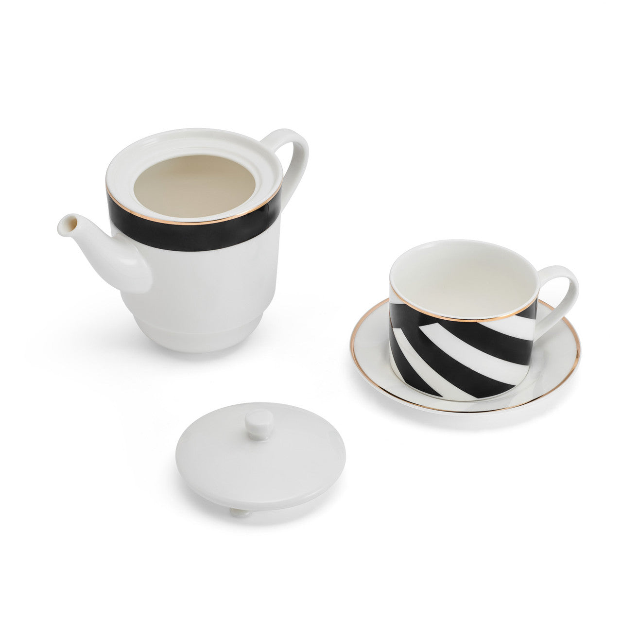 Mikasa Luxe Deco Fine China Tea for One 500ml